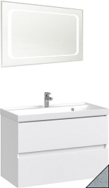 Водолей Мебель для ванной Best 90 подвесная горный камень – фотография-1